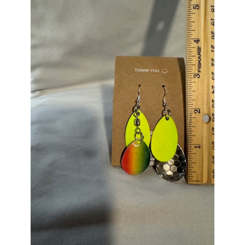 Custom Blade Earrings‎ – Sterling Silver Hooks – Handmade